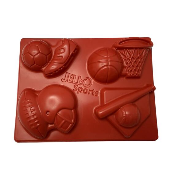 VTG Jello Sports Jigglers Football-Soccer-Baseball-Basketball (Set of 4) - Picture 2 of 2